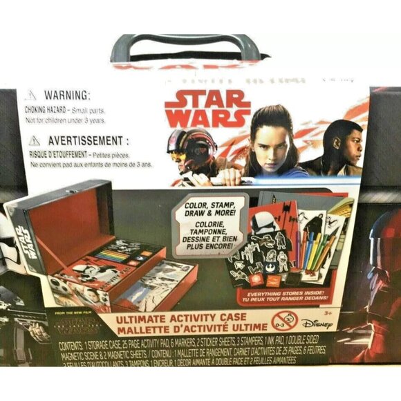 Star Wars Ultimate Activity Case Coloring Stamping Drawing Supplies 3+ Tara Toys - Picture 15 of 16